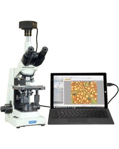OMAX 40X-2000X USB3 14MP Plan Trinocular Compound Lab Research Microscope with Super Bright LED